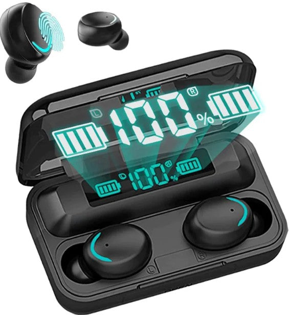 Audífonos Inalámbricos 8D con Bluetooth 5.0 y Control Táctil